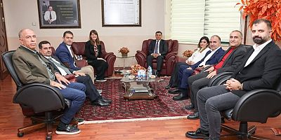 ABD ANKARA BÜYÜKELÇİLİĞİ YETKİLİLERİNDEN DİYARBAKIR TİCARET BORSASI’NA ZİYARET