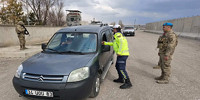 Ağrı'da gerçekleştirilen trafik denetimde 7 kişi gözaltına alındı