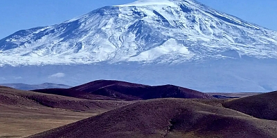 Ağrı Dağı beyaza büründü