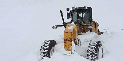 Ağrı ve Erzurum'da kar ve tipi nedeniyle 92 yerleşim yerinin yolu kapandı