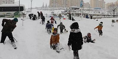 Ağrı ve Van'da eğitime kar tatili