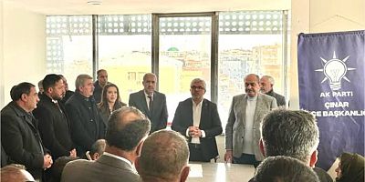 AK Parti Çınar İlçe Başkanlığı için son görüşme Salı günü