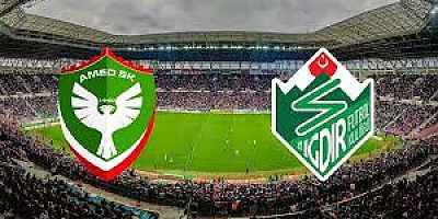 Amedspor  –  Alagöz  Holdinğ Igdırspor FK  11''leri belli oldu