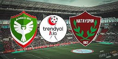 Amedspor  - Atakaş Hatayspor Kadroları Belli oldu