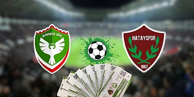 Amedspor – Atakaş Hatayspor maç bilet fiyatları belli oldu!