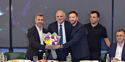 Amedspor - Erzurumspor yemekte bir araya geldi 