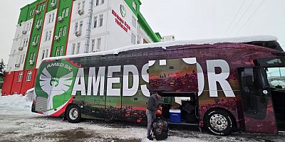 Amedspor gece yarısı döndü
