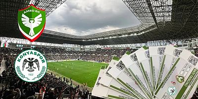 Amedspor-Konyaspor maçının biletleri bugün satışa çıkıyor