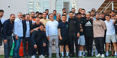 Amedspor kulüp yöneticileri Teknik heyet ve Futbolcularla Bayramlaştılar 
