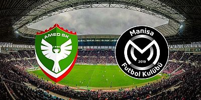 Amedspor – ManisasporFK İlk 11’leri