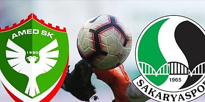 Amedspor – Sakaryaspor 11 leri Belli Oldu