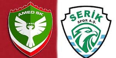 Amedspor  -Serikspor İlk 11 leri