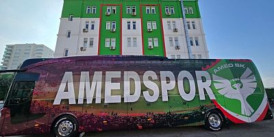 Amedspor takım otobüsü Bandırma yolunda