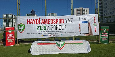 Amedspor Taraftarları SMS Kampanyasına destek ol