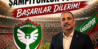 Amedspor'u Kutluyorum 