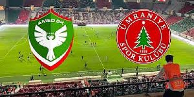 Amedspor – Ümraniyespor Maçının 11’leri Belli Oldu