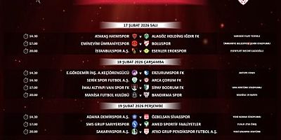 Amedspor’un 5 haftalık maç programı açıklandı