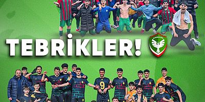 Amedspor’un Akademi Takımları Gruplarında Lider Tamamladı
