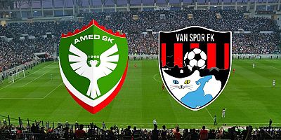 Amedspor – Vanspor İlk 11 leri