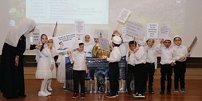 Ankara'da 4-6 yaş Kur’an kursu çocukları için yıl sonu etkinliği düzenlendi