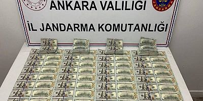 Ankara'da 80 bin sahte dolar ele geçirildi: 2 gözaltı