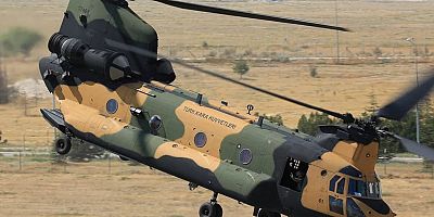 Ankara'da ağır nakliye helikopteri kaza kırıma uğradı