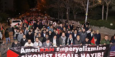 Ankara'da Gazze protestosu: Terörist israili durdurmanın yegâne yolu güçtür
