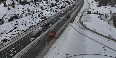 Ankara-İstanbul hattında karla mücadele çalışmaları denetlendi