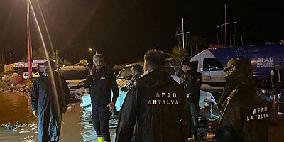Antalya'da mahsur kalan 22 kişi güvenli alanlara tahliye edildi