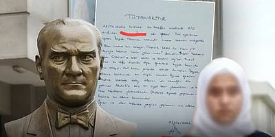 Atatürk büstü önünde durmayı reddeden öğrenciye baskı: Hakkında tutanak tutuldu