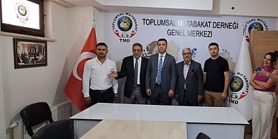 BAĞLAR KAYMAKAMINDAN TMD'ye  İade-i ZIYARET