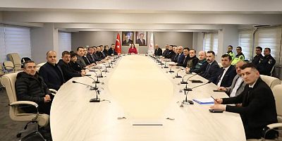 Bartın’da yoğun kar yağışı öncesi hazırlık toplantısı yapıldı