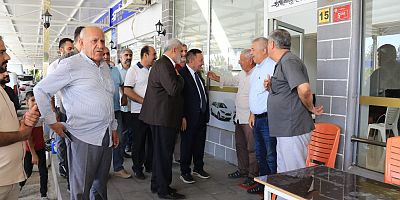 Başkan Hüseyin Beyoğlu HÜDA PAR İl Başkanı Vedat Turgut’la  Birlikte Bağcılarda Esnafları Gezdi…