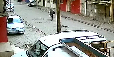 Batman'da bisiklet hırsızlığı kameralara yansıdı