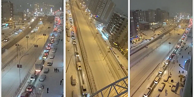 Batman'da kar trafiği felç etti: Ara sokaklar ulaşıma kapandı