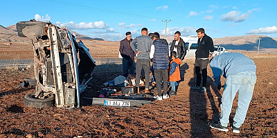 Batman'da kaza yapan otomobil hurdaya döndü: 4 yaralı