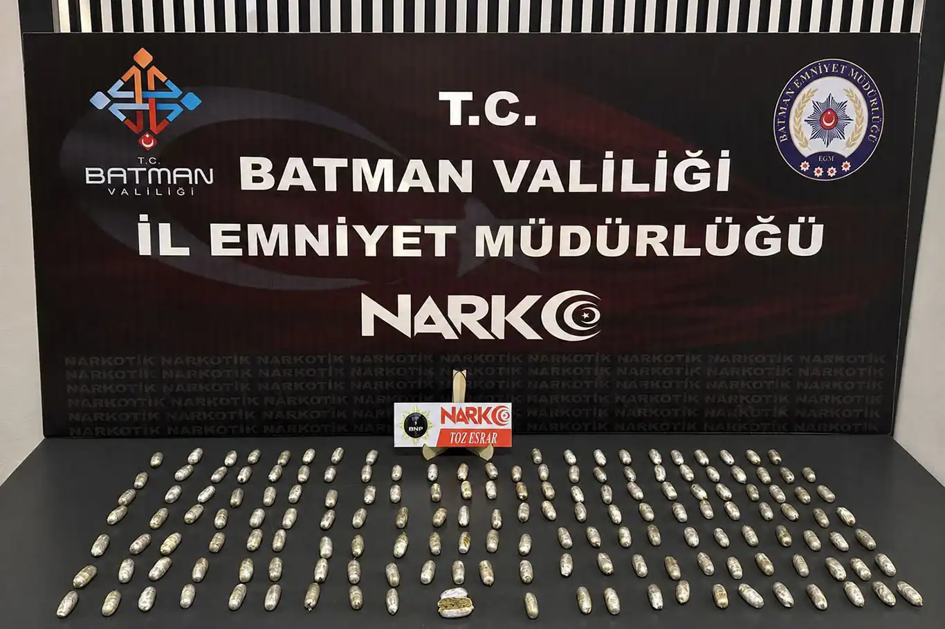 Batman'da midesinde uyuşturucu taşıyan yabancı uyruklu şahıs tutuklandı