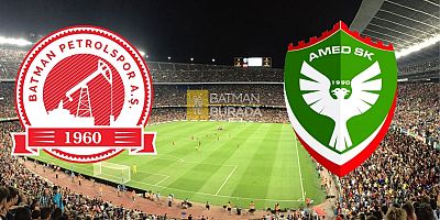 Batman Petrolspor - Amedspor maç  saati ve tarihi değişti 