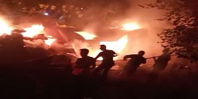Bingöl'de ahır yangını