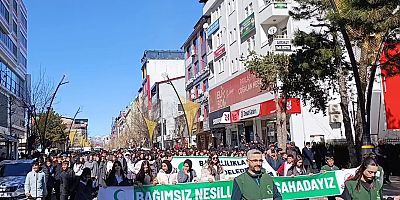 Bingöl’de bağımlılığa karşı yürüyüş düzenlendi