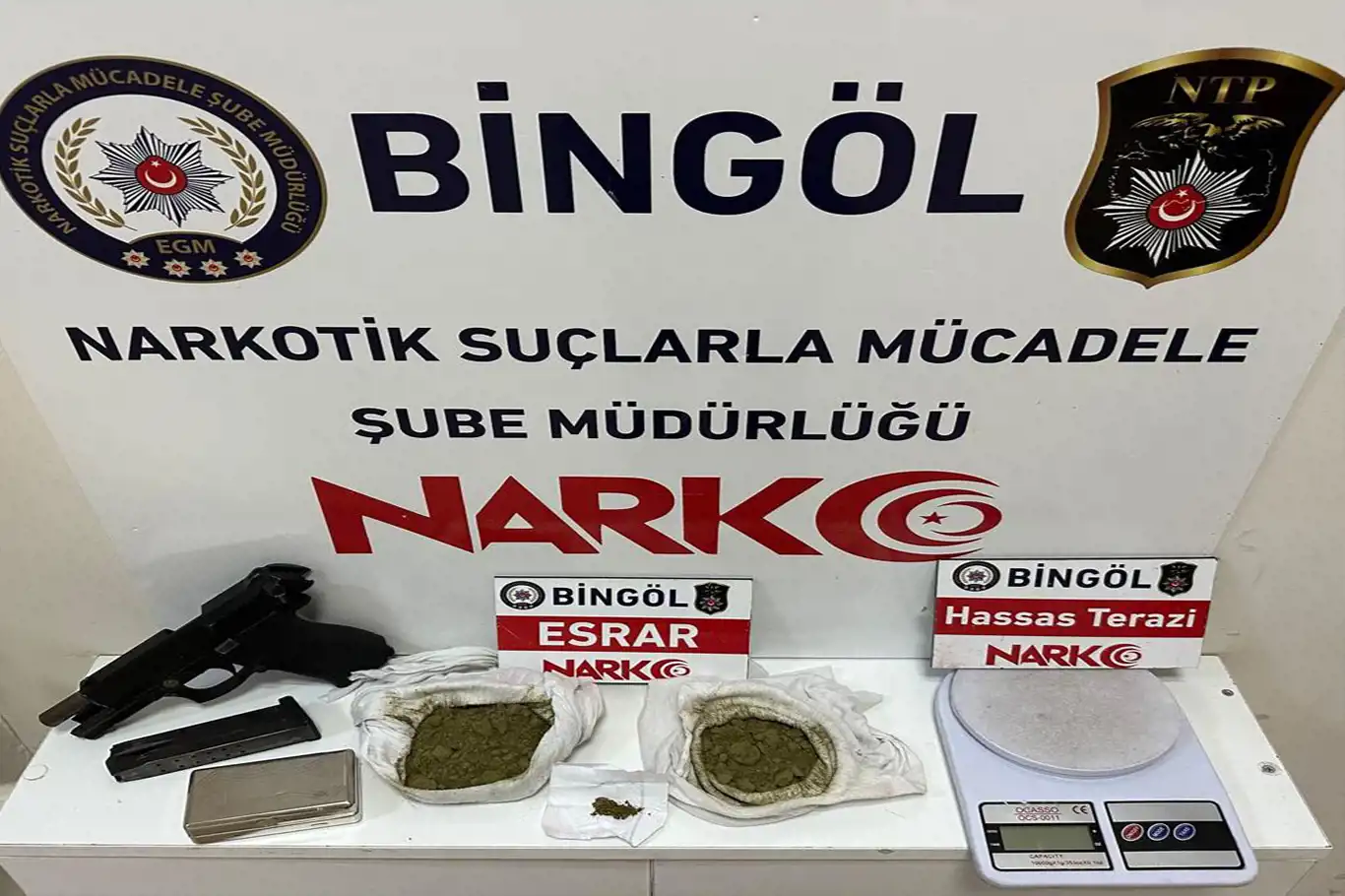 Bingöl’de uyuşturucu operasyonu: 2 şahıs tutuklandı