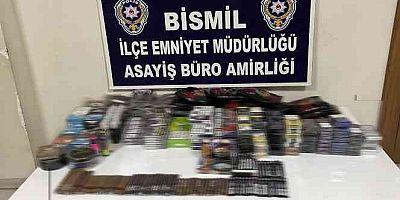 Bismil'de huzur uygulaması: Silah ve bandrolsüz tütün ele geçirildi