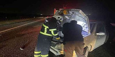 Bismil'de otomobiller çarpıştı: 4 yaralı