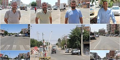 Bismil'de yıllardır değişmeyen çile: 1,5 kilometrelik caddede kaldırım yok