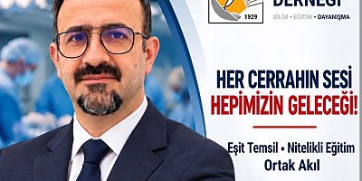 Bismil’den Türk Cerrahi Derneği Yönetim Kurulu Adaylığına