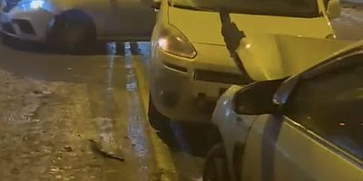 Bismil Havalimanı Çevre Yolunda Zincirleme Trafik Kazası