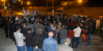 Bitlis'te Gazze için konvoy ve basın açıklaması yapıldı