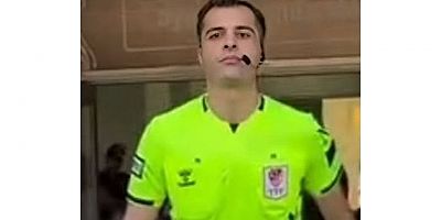 Bodrumspor  maçının  hakemi Ankara'dan