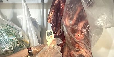Bozulmuş 20,7 Kilogram Dana Etine El Konuldu, İmha Edildi