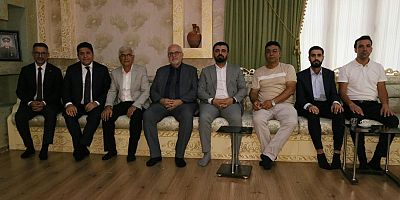 Bülent Kaya’dan Hasan Arslan’a ziyaret: Bölgesel barış ve toplumsal uzlaşı konuşuldu
